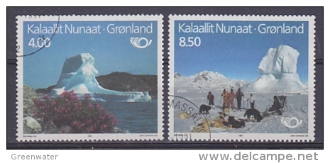 Greenland 1991 Norden 2v Used  Cto (27589) - Gebruikt