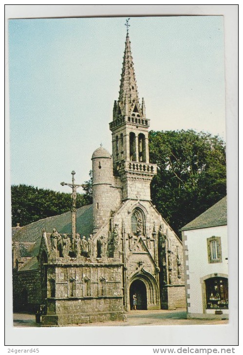 3 CPSM COMFORT MEILARS (Finistère) - L'église Et Le Calvaire - Confort-Meilars