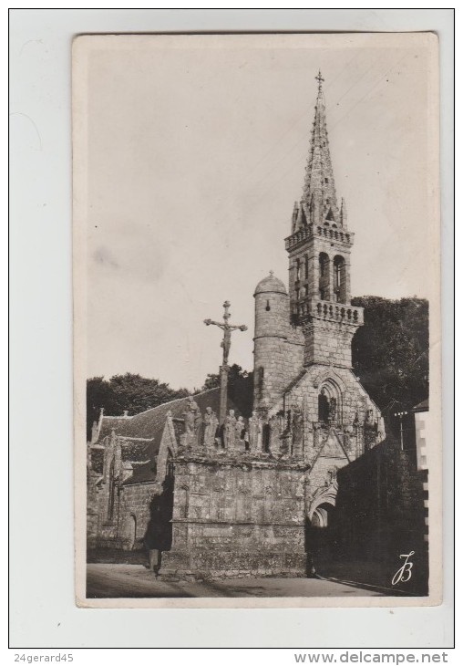 3 CPSM COMFORT MEILARS (Finistère) - L'église Et Le Calvaire - Confort-Meilars