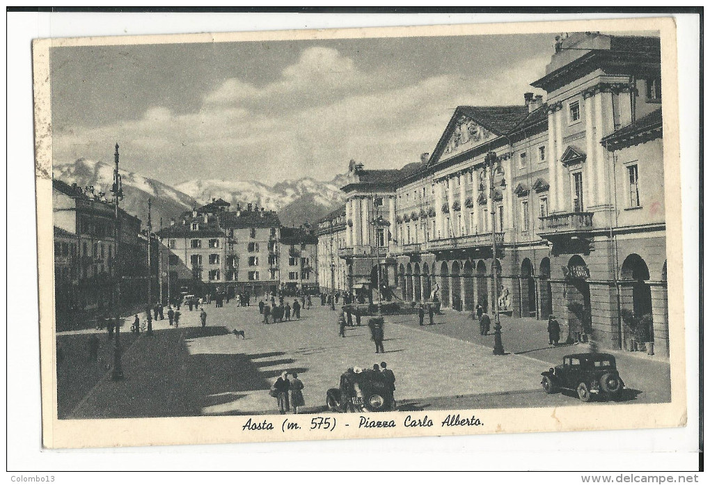 ITALIE AOSTA PIAZZA CARLO ALBERTO - Aosta