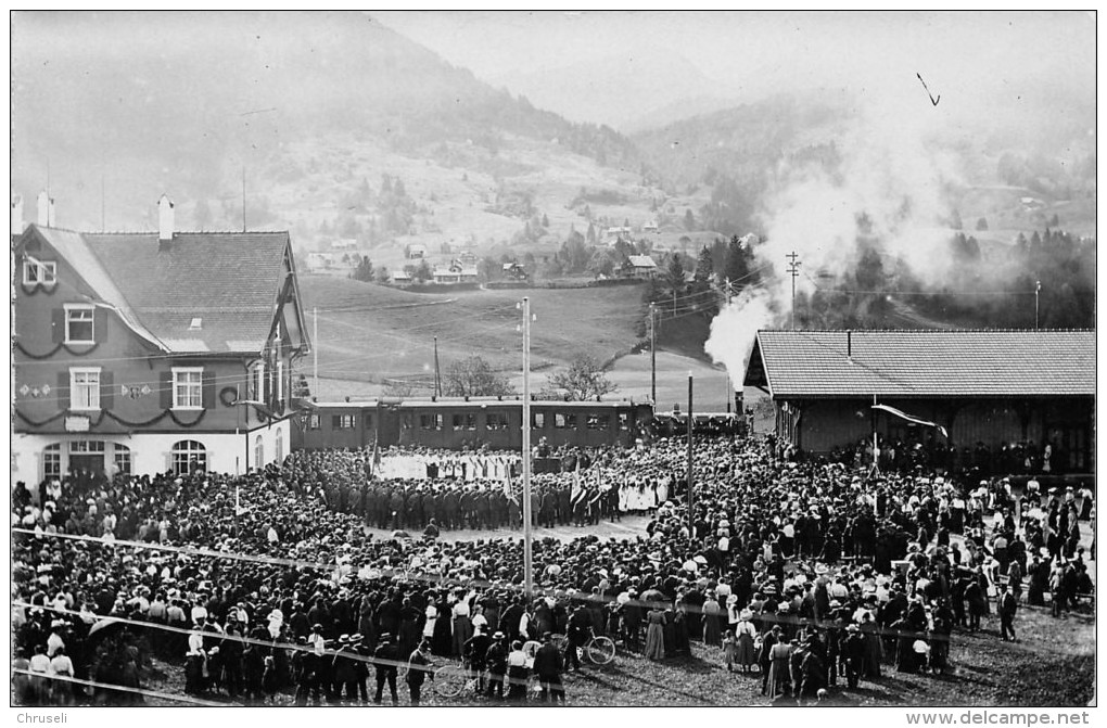 Ebnat-Nesslau-Neu St.Johann Orginal Album 30 Karten mit Bahnhoferöffnung 1912 Postkutsche & Eisenbahn