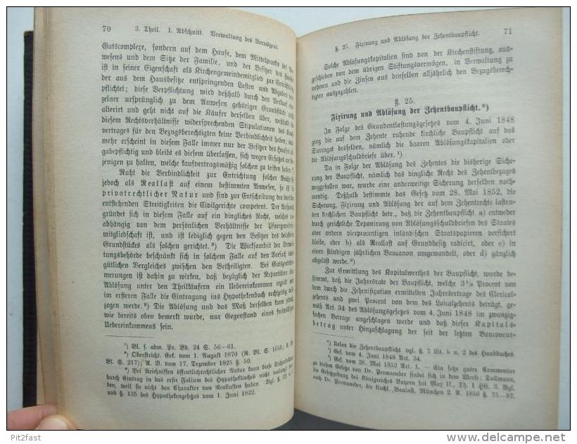 Handbuch Zum Kirchenvermögen Im Königreiche Bayern , 1880 , L. Krick , Pfarrer In Passau , Kirche , Neuhausen , Neuhofen - Christianisme