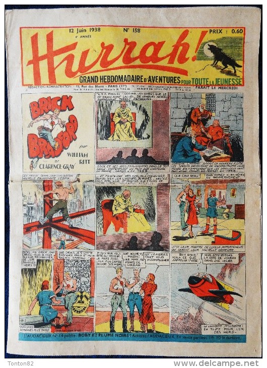 Hurrah ! - N° 158 - 12 Juin 1938 - Hurrah