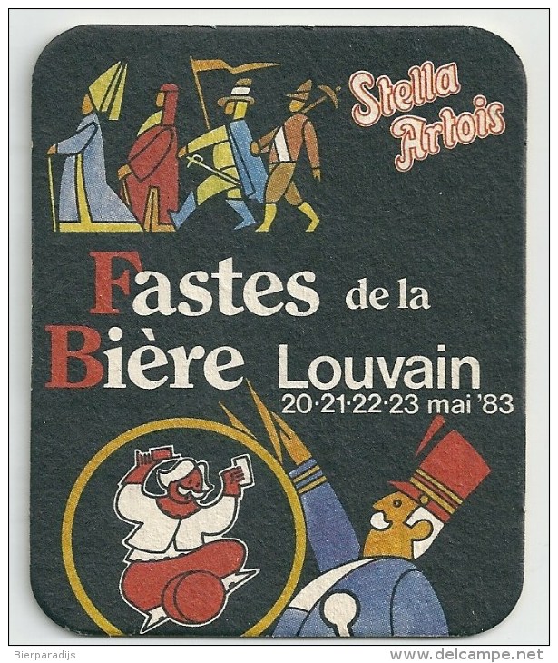 Brouwerij     Stella  Artois   -  Leuven 1983 - Sous-bocks