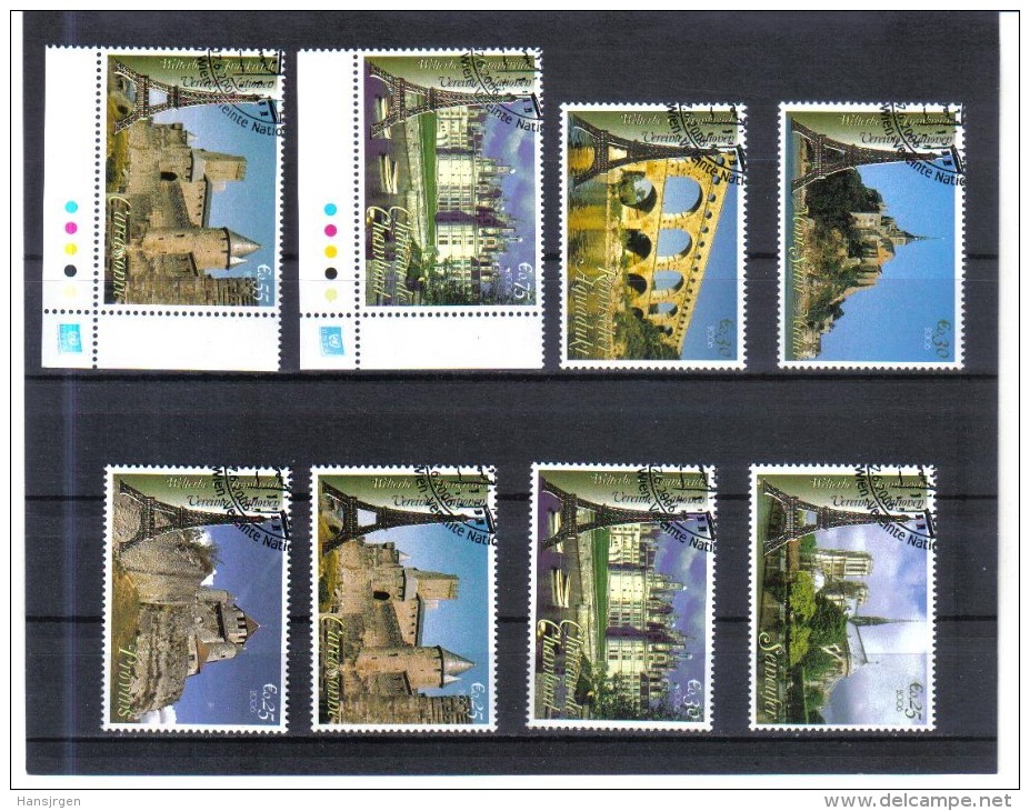 ESS340 UNO WIEN  2006  MICHL 467/68 + 669/74  Bogen+MH Marken Used / Gestempelt - Used Stamps