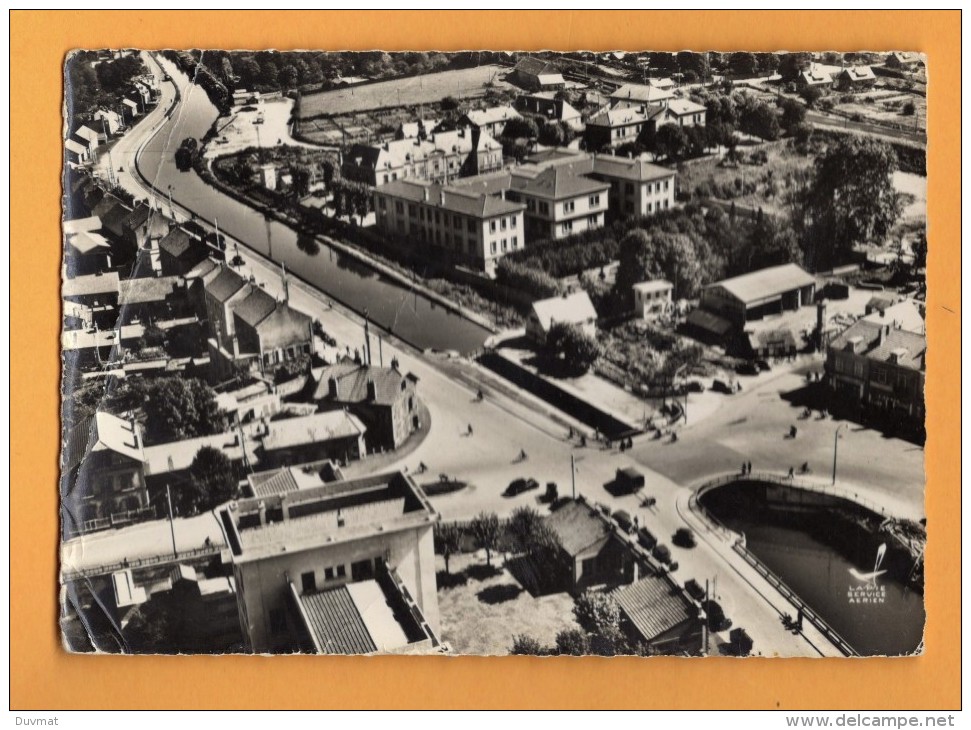 71 Saone Et Loire Montceau Les Mines Le Quartier De La 9 Eme Ecluse En Avion Vue Aerienne Lapie Editeur ( Leger Pli ) - Montceau Les Mines