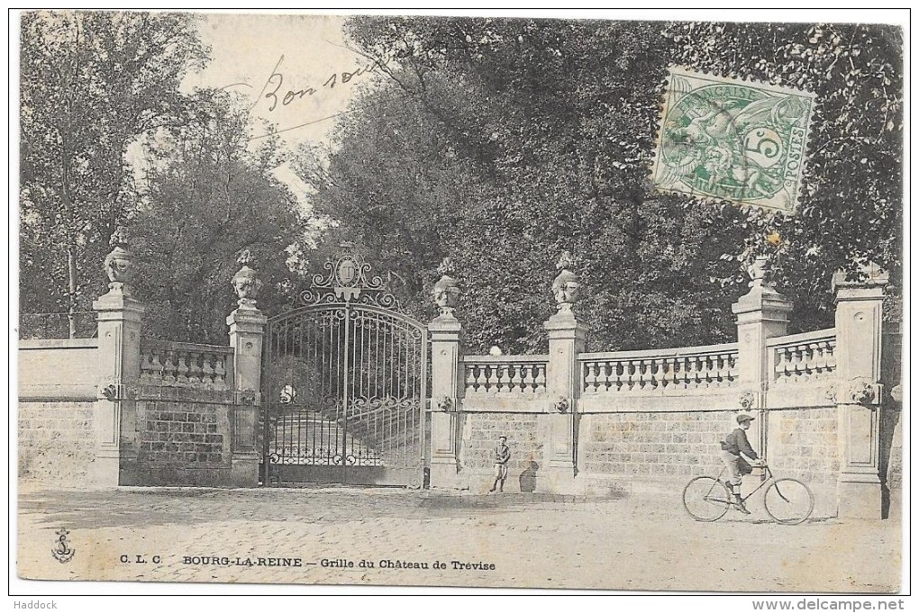 BOURG LA REINE: GRILLE DU CHATEAU DE TREVISE - Bourg La Reine