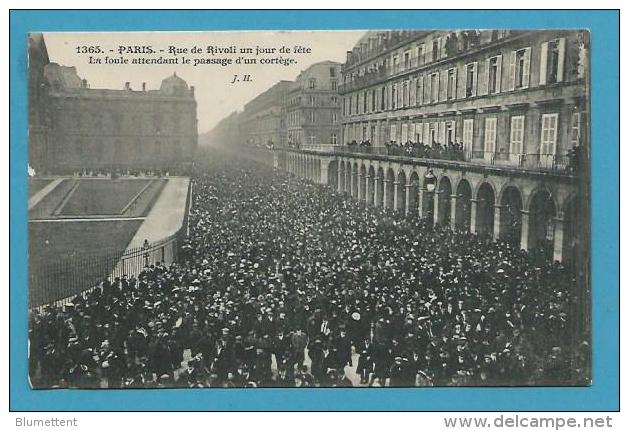 CPA 1365 - Rue De Rivoli Jour De Fête PARIS VIIIème Arrt. - Distretto: 08