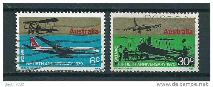 1970 Australia Complete Set 50 Years Qantas Used/gebruikt/oblitere - Gebruikt