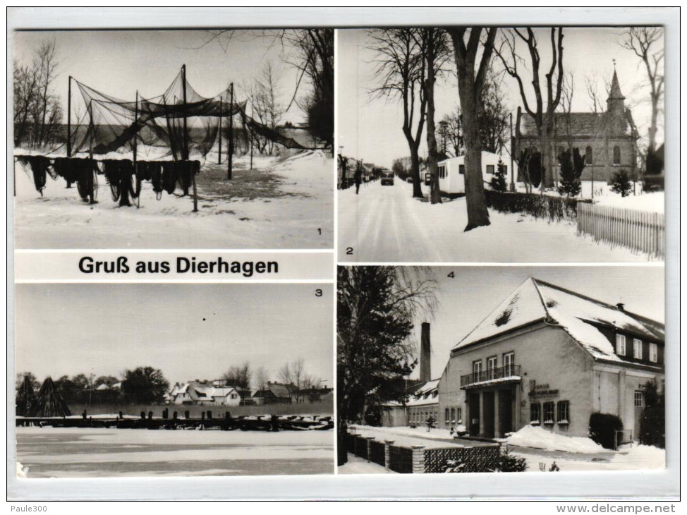 Ostseebad Dierhagen - Mehrbildkarte DDR - Darß - Fischland/Darss