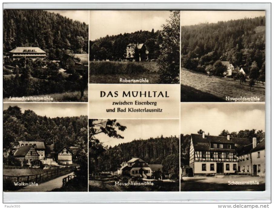 Bad Klosterlausnitz - Das Mühltal - Mehrbildkarte - Eisenberg - Bad Klosterlausnitz