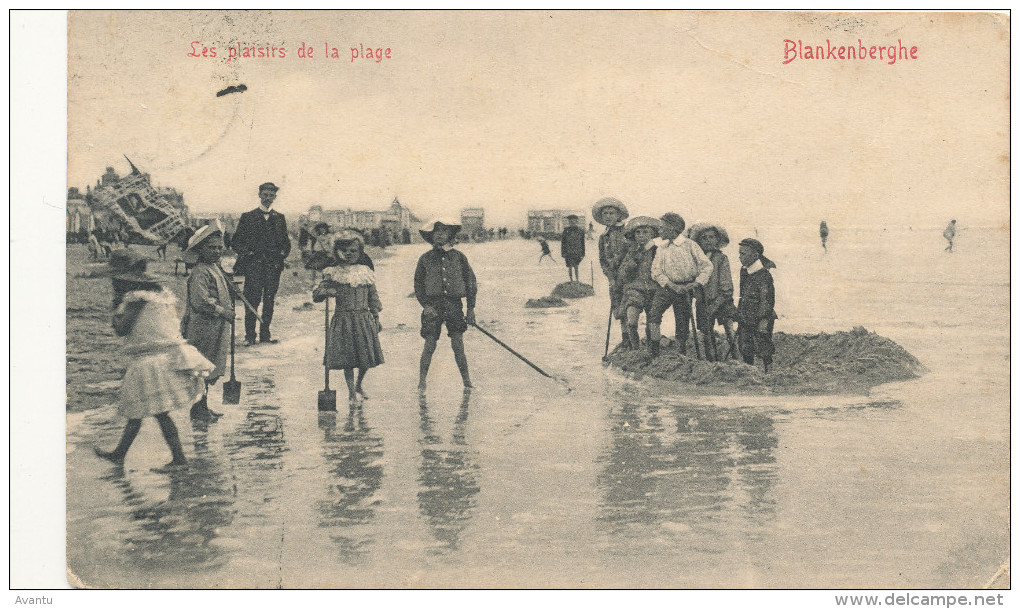 BLANKENBERGE / KINDERPLEZIER OP HET STRAND - Blankenberge