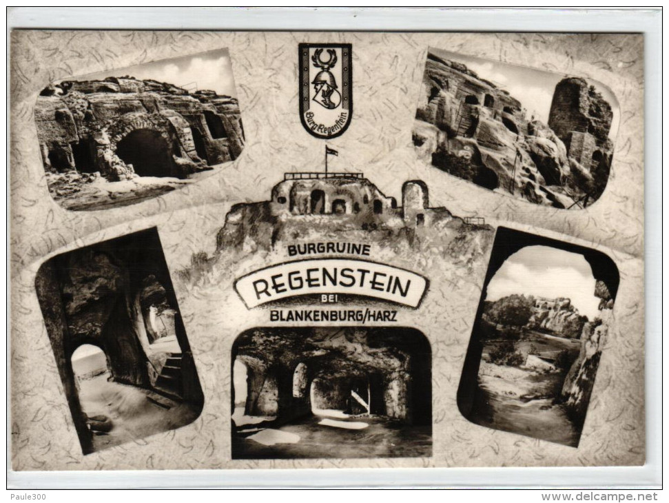 Blankenburg - Burgruine Regenstein - Mehrbildkarte - Harz - Blankenburg