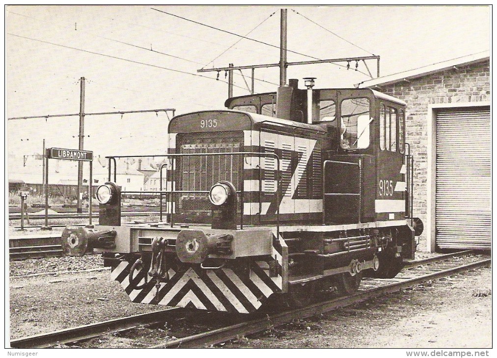 C.N.C.B. --  LIBRAMONT, Le 18 Septembre 1976  --  Loco De Manoeuvre Série 91  ( Photo : J.-C. Michel ) - Eisenbahnen