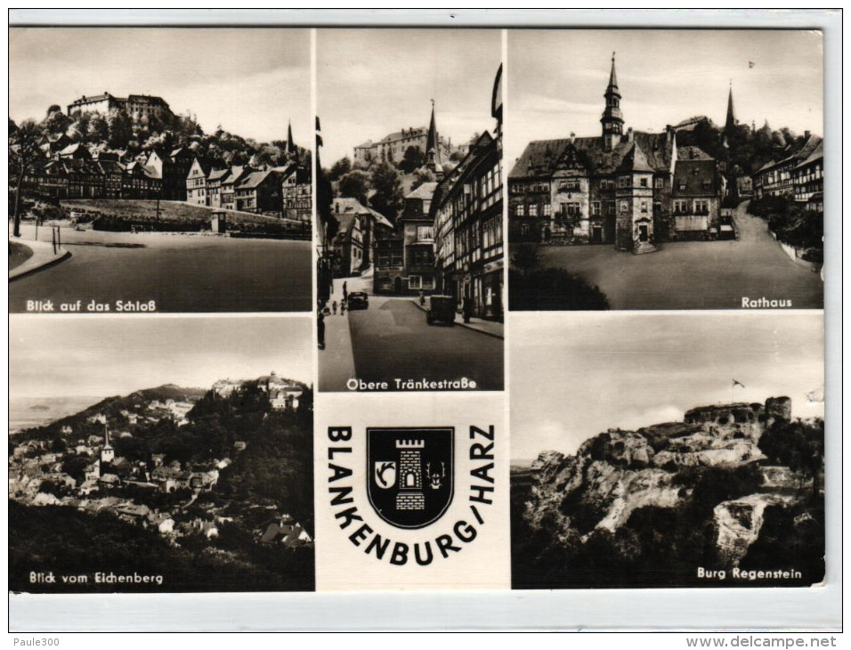 Blankenburg - Mehrbildkarte DDR - Harz - Blankenburg