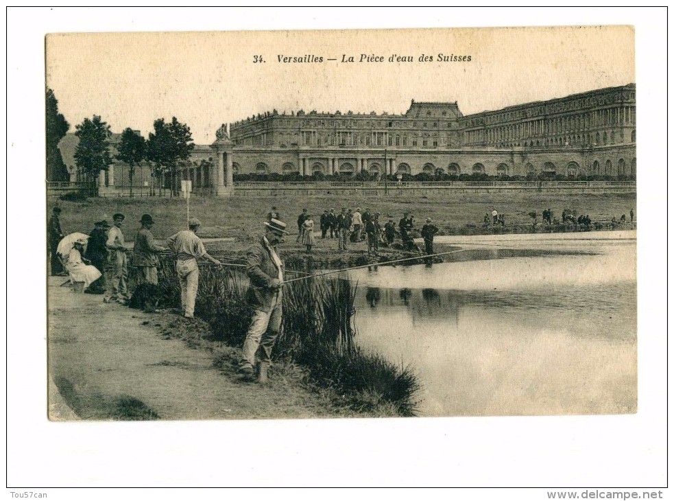 VERSAILLES - YVELINES - (78)  -  CPA BIEN ANIMEE DE 1910. - Versailles (Château)