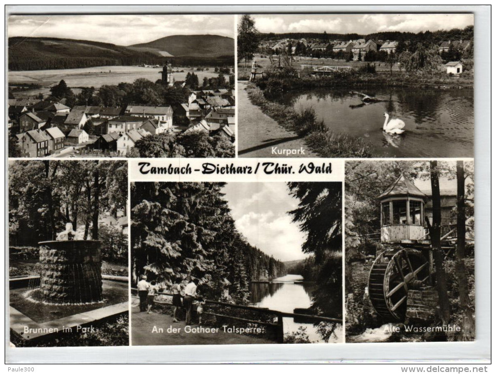 Tambach-Dietharz - Mehrbildkarte DDR - Thüringer Wald - Tambach-Dietharz