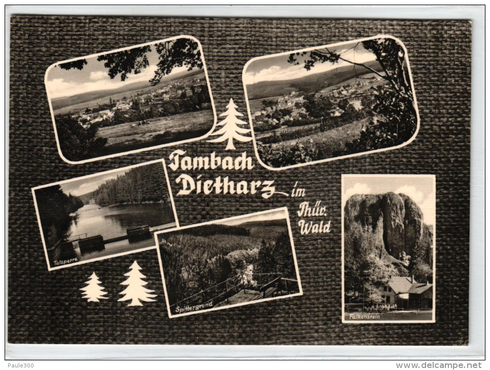 Tambach-Dietharz - Mehrbildkarte DDR 2 - Thüringer Wald - Tambach-Dietharz