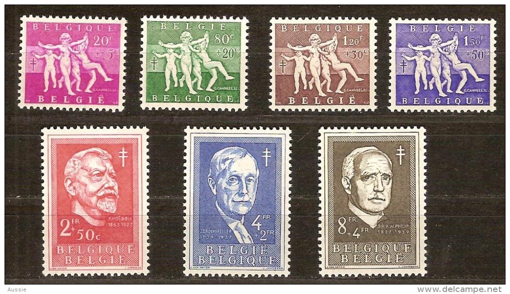 Belgie Belgique  1955 OCBnr. 979-85 *** MNH Cote 70 Euro - Unused Stamps