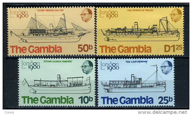 1980 -  GAMBIA  - Catg. Mi. 406/409 - LN - (D11032016.....B) - Gambia (1965-...)