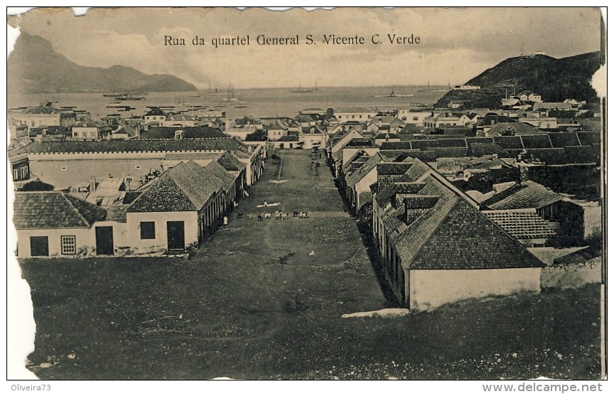 CABO VERDE, S. VICENTE, Rua Do Quartel General (com Defeito), 2 Scans - Cabo Verde