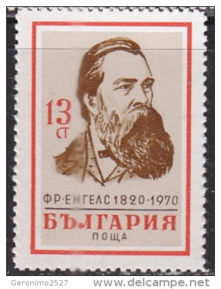 BULGARIA 1970 EVENTS 150 Years From The Birth Of FRIEDRICH ENGELS - Fine Set MNH - Altri & Non Classificati