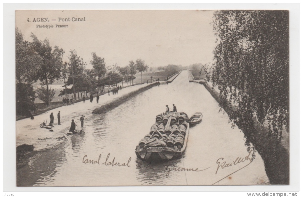 47 LOT ET GARONNE - AGEN Pont-Canal - Agen