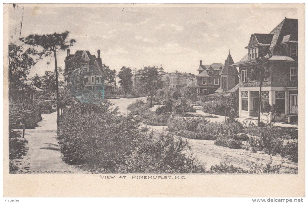 Pinehurst North Carolina NC - View At Pinehurst - Written - Stamp & Postmark - 2 Scans - Other & Unclassified