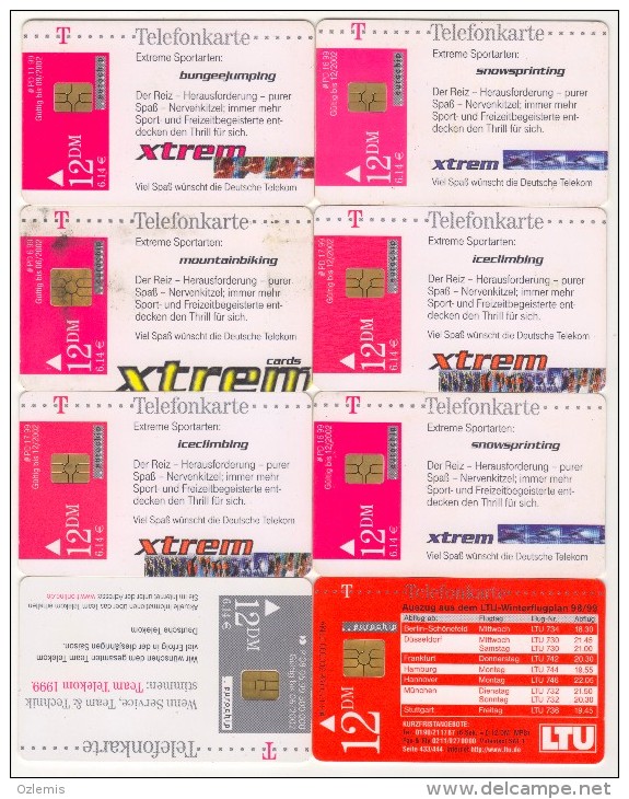 DEUTSCHLAND,ALLEMAGNE, GERMANY, 8 TELEFONKARTE  USED - [6] Colecciones