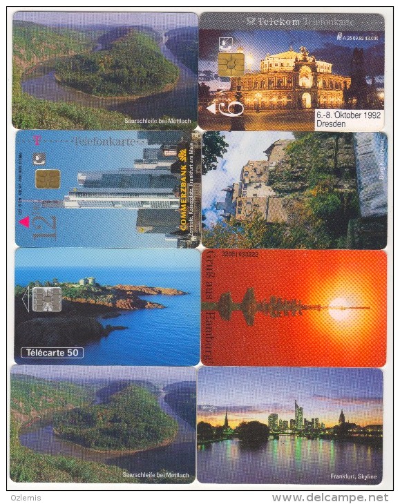 DEUTSCHLAND,ALLEMAGNE, GERMANY, 8 TELEFONKARTE  USED - [6] Colecciones