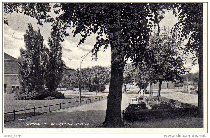 Güstrow - S/w Anlagen Am Bahnhof - Guestrow