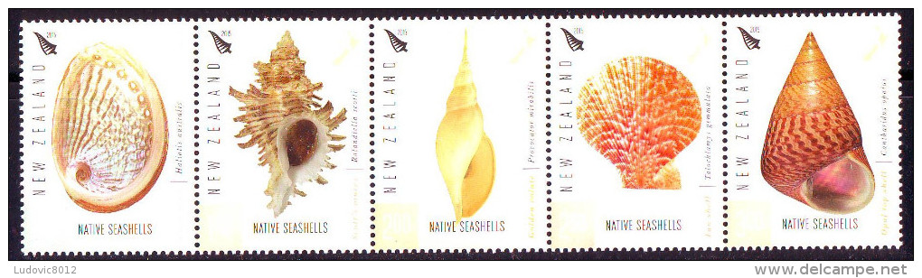 New Zealand Sea Shells 2015 Coquillages Nouvelle Zelande MNH** - Ongebruikt