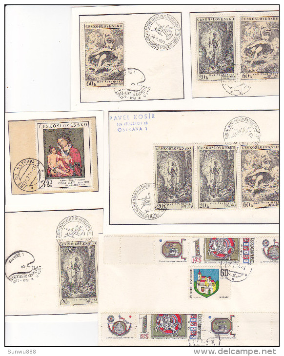 Lot Max Svabinski (Peintre, Painter, Dessinateur, Graveur), Poste, .. - FDC