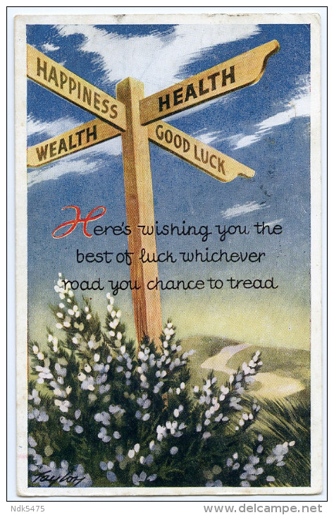 HEALTH / HAPPINESS - POSTMARK SLOGAN - NURSING / ADDRESS - LUDDENDEN, SOUTH CARR - Other & Unclassified