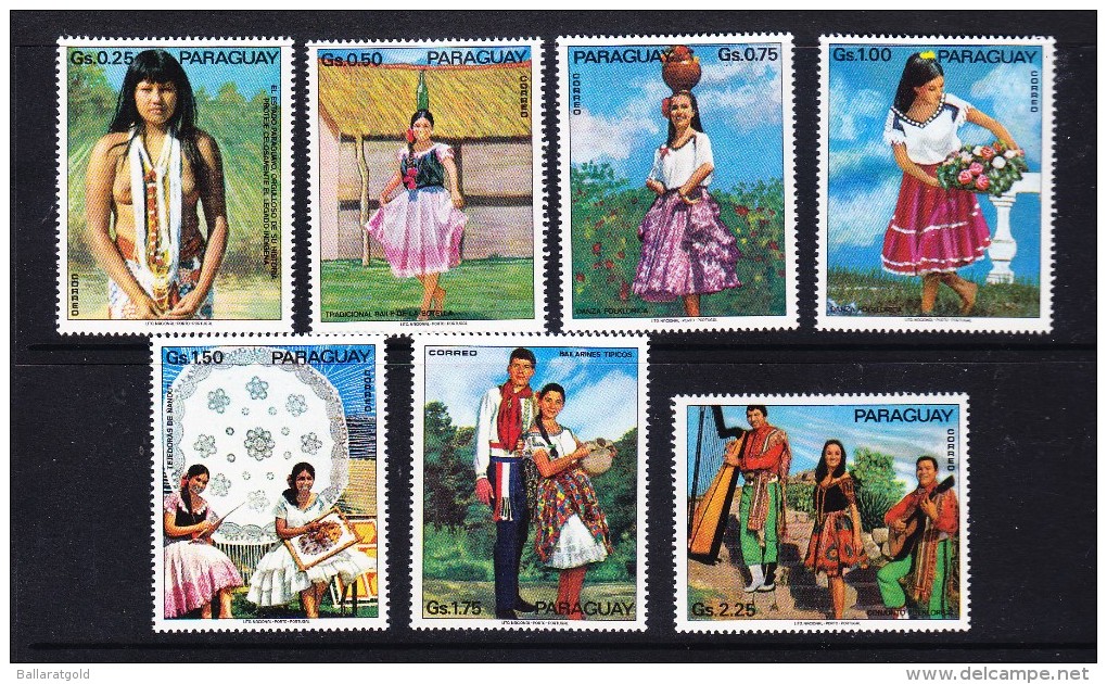 Paraguay 1973 Folk Customs Set - MNH - Paraguay