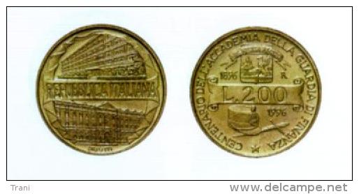 1996 - 200 LIRE GUARDIA DI FINANZA - 200 Liras