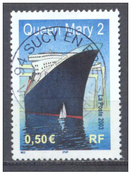 France YT N°3631 Queen Mary 2 Oblitéré ° - Used Stamps