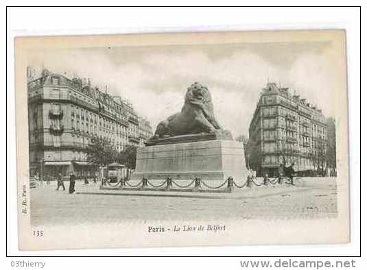 CPA 75 PARIS LE LION DE BELFORT - Statues