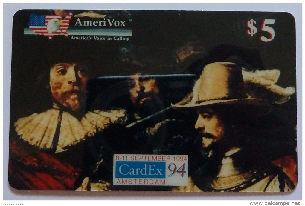 USA - AmeriVox - Prepaid CardEx 94 - $5 - MINT - Sprint