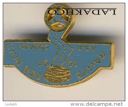 PIN'S COURSE AUTOMOBILE # RALLYE DES NOIX 1991 # ASA ONDAINE # FIRMINY LOIRE - Automobile - F1