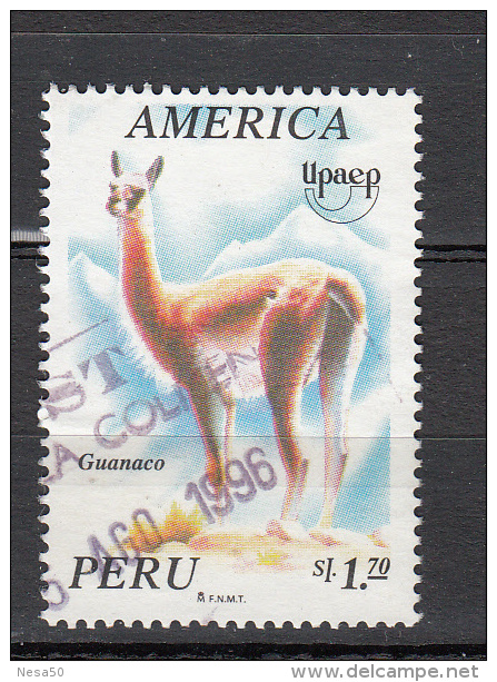 Peru 1995 Mi Nr 1550 Dieren, Animal, Lama, Guanako - Peru