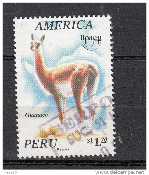 Peru 1995 Mi Nr 1550 Dieren, Animal, Lama, Guanako - Peru