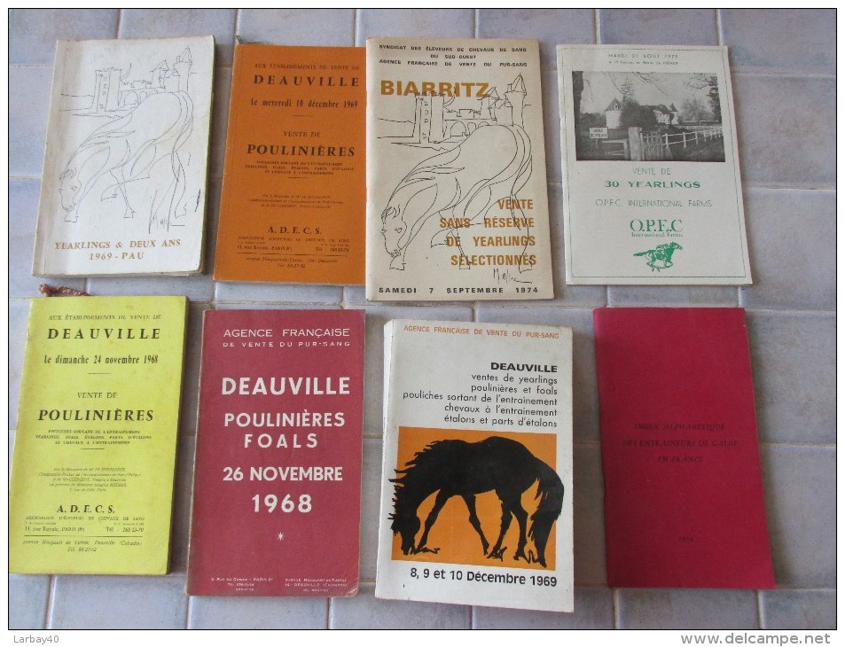 1 Lot De Livres Sur Les Chevaux De Courses - Autres & Non Classés