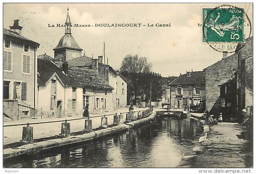 - Haute Marne - Ref-52593 - Doulaincourt - Le Canal - Canaux - Carte Bon Etat - - Doulaincourt