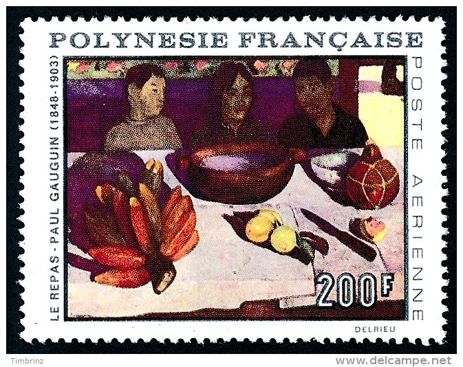 POLYNESIE 1968 - Yv. PA 25 ** TB  Cote= 53,00 EUR - Tableau 'Le Repas' De Paul Gauguin ..Réf.POL22793 - Neufs