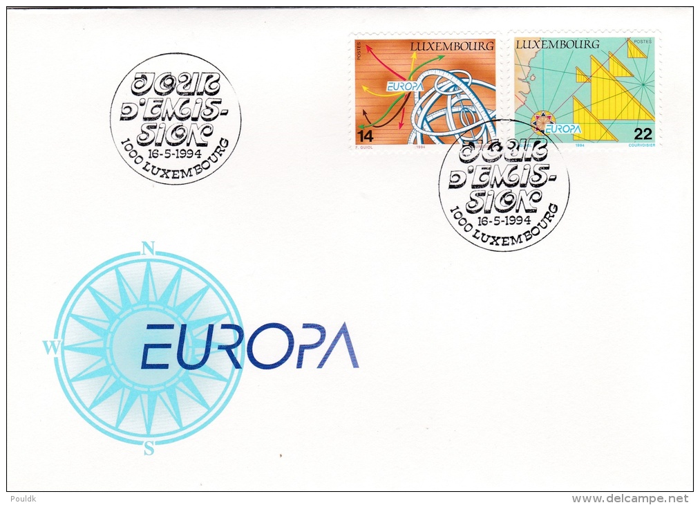 Luxembourg FDC 1994 Europa CEPT (G83-68) - 1994