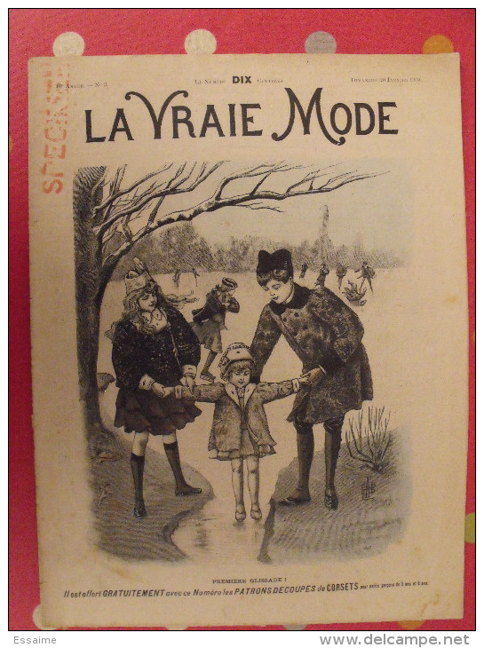 Revue La Vraie Mode N° 3 De 1907. Couverture En Couleur - Mode