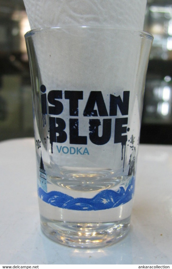 glasses ac istanblue vodka shot glass from turkey