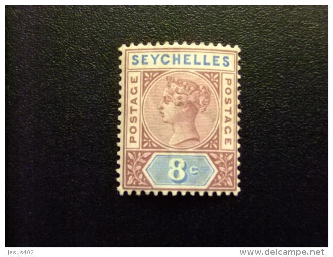 SEYCHELLES 1890 Yvert N&ordm; 3 B *  SG N&ordm; 11 MH - Seychellen (...-1976)