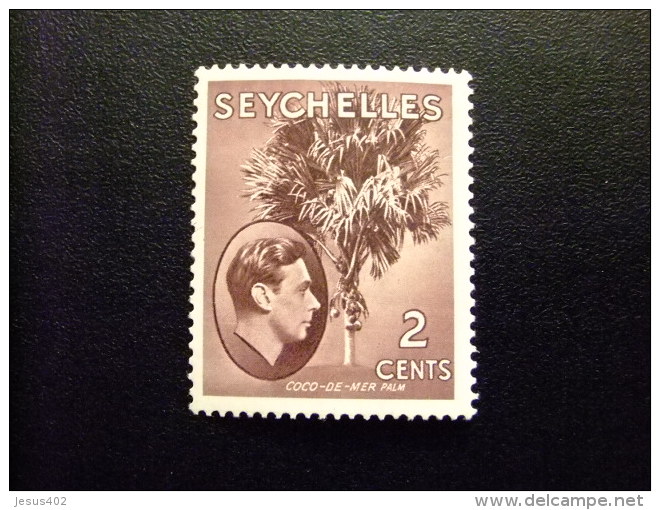 SEYCHELLES 1938 Yvert N&ordm; 118 &ordm; FU - GEORGE VI - SG N&ordm; 135 &ordm; FU - Seychelles (...-1976)